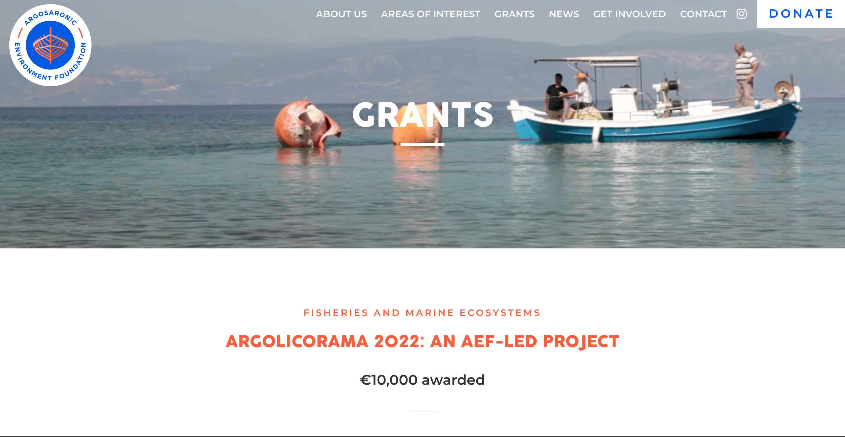 Argolicorama marine cleanup project in Spetses