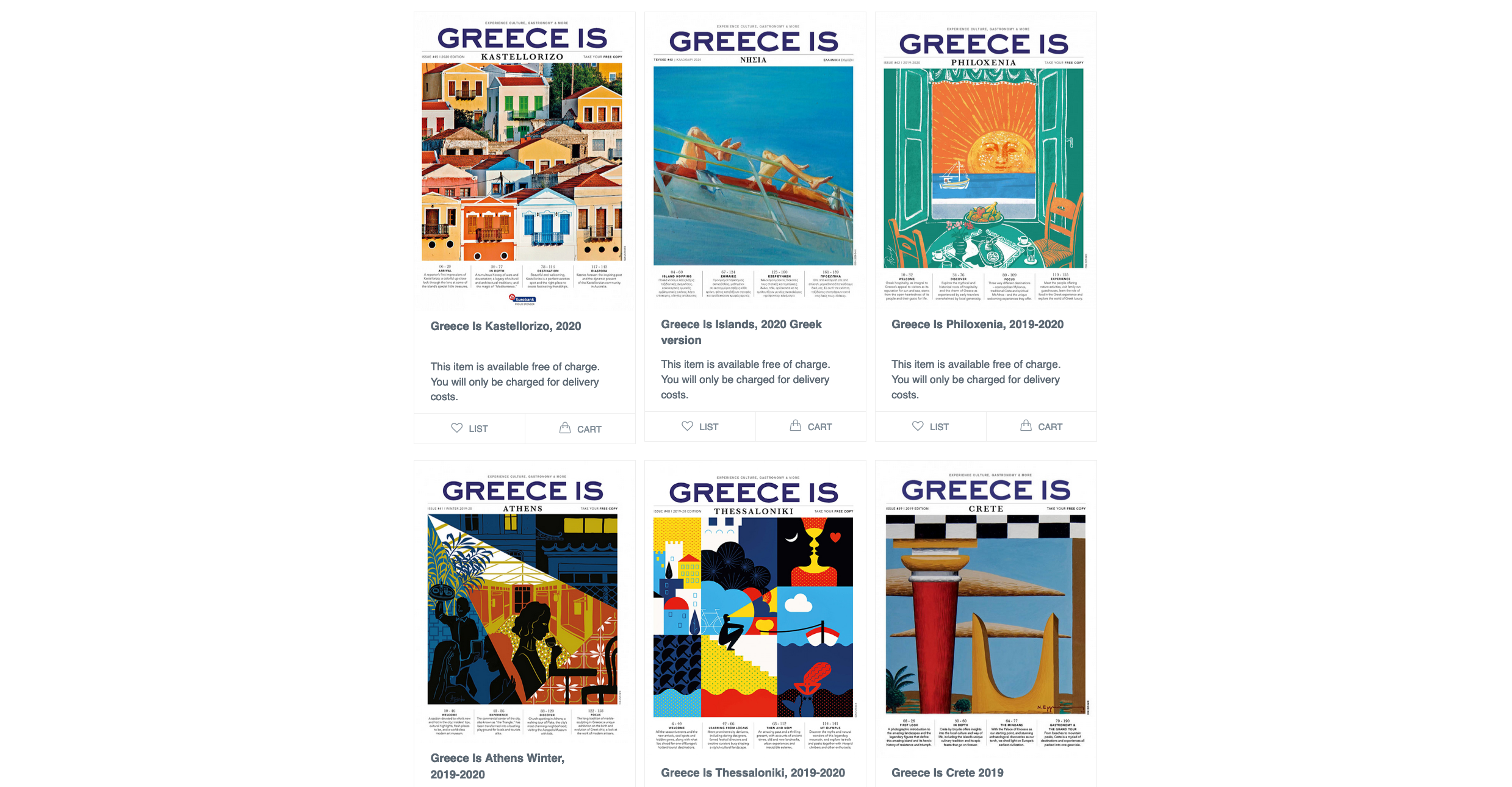Greece Is magazines